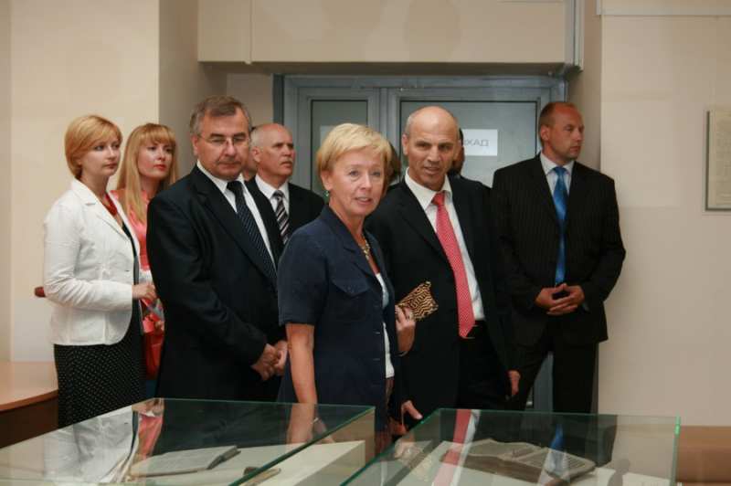 Национальную библиотеку Беларуси посетила украинская делегация