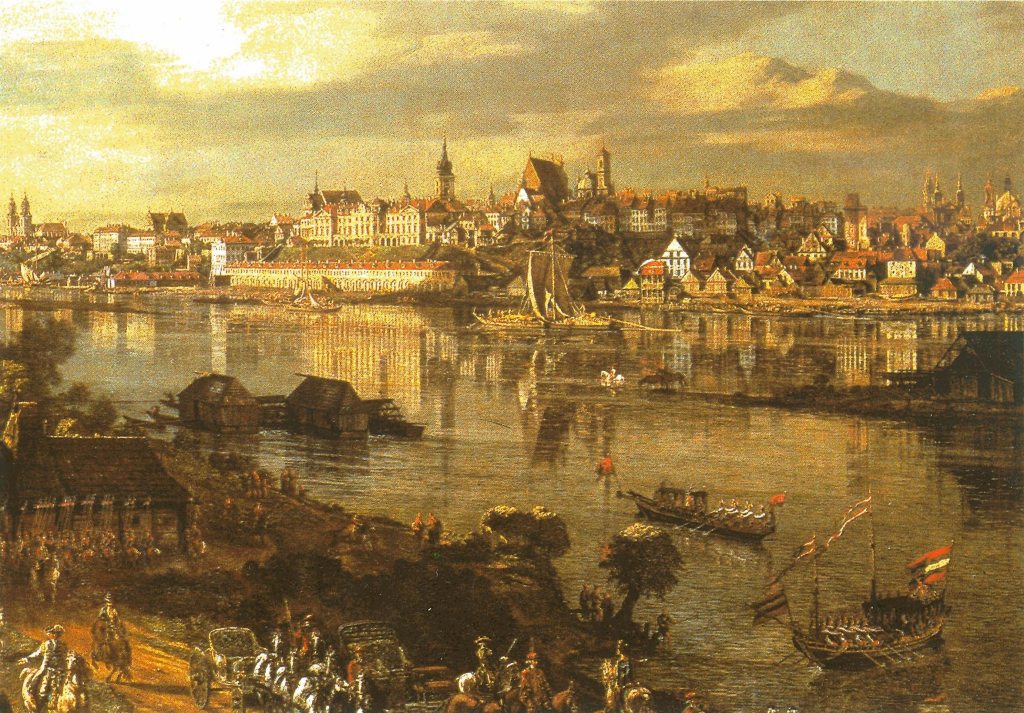 Б. Беллотто. Вид Варшавы с террасы Королевского замка. 1773 г.