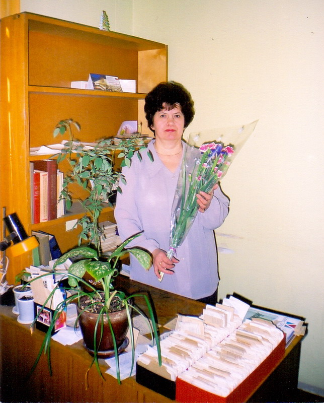 50 лет назад начала профессиональный путь в библиотеке Екатерина Дмитриевна Воронько