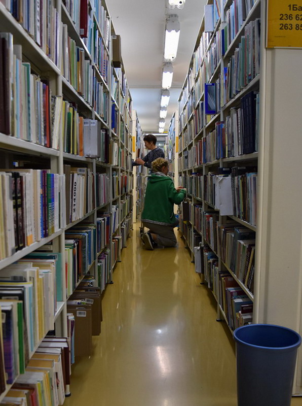 Весенний субботник в Национальной библиотеке Беларуси