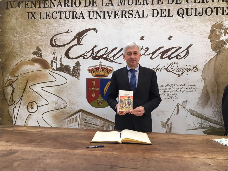 The NLB director Roman Motulsky participates in the IX Annual “Cervantes Readings”