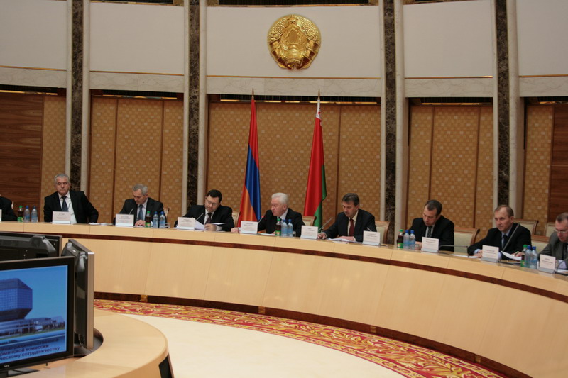 Заседание Межправительственной белорусско-армянской комиссии