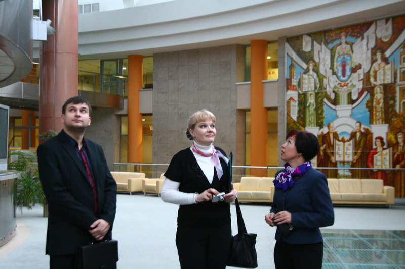 The Omsk Region delegation visits the Library