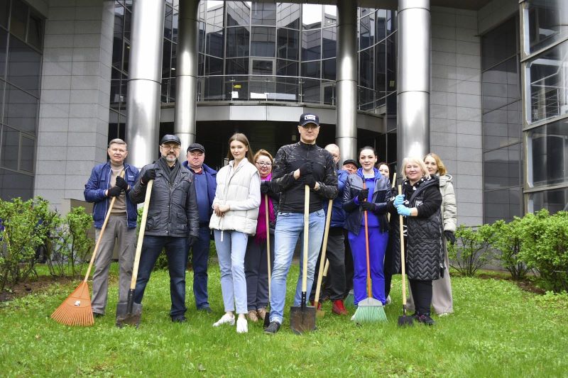 The National Library participates in the month of landscaping and greenery