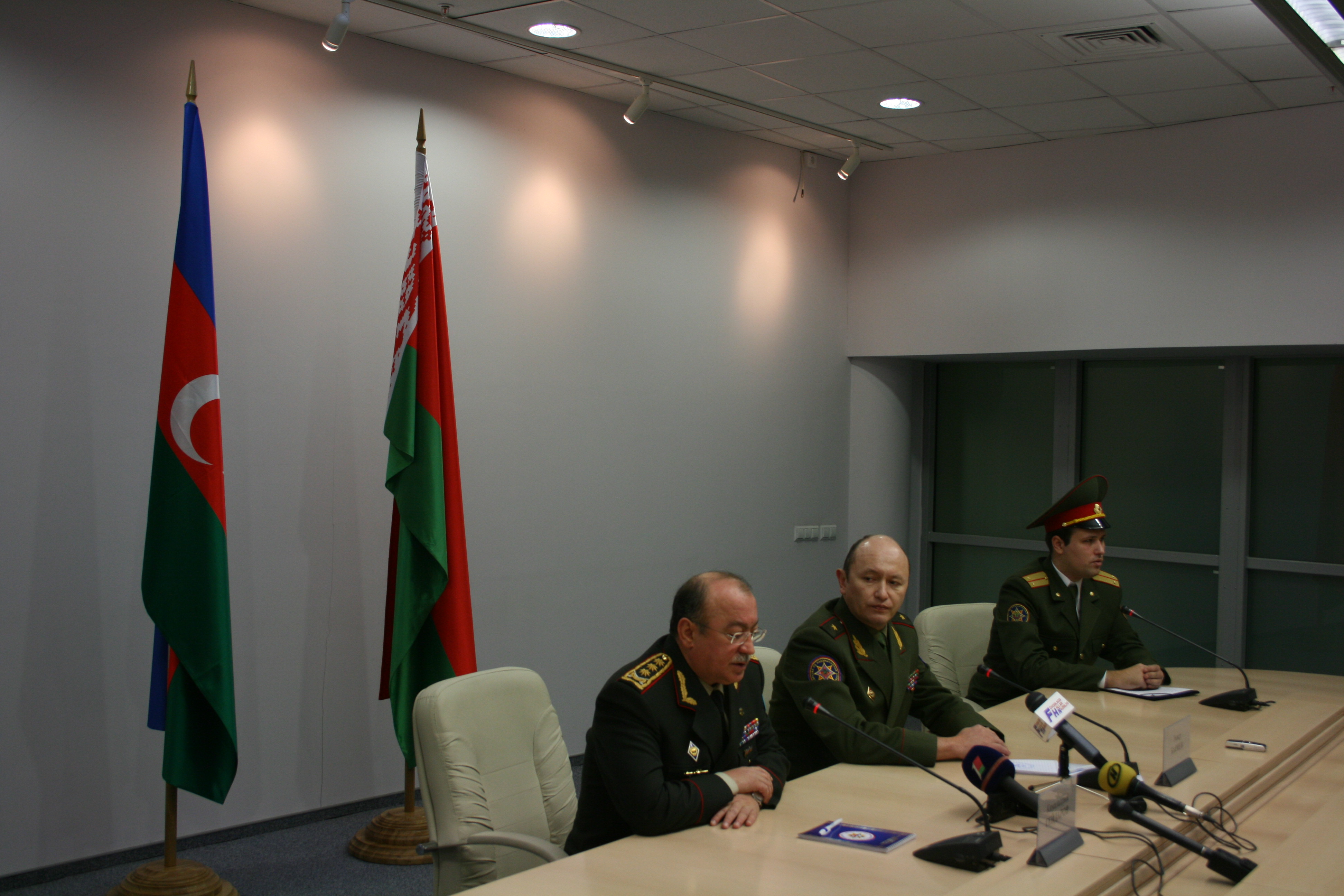 Press conference of Ministers of Emergency of Belarus and Azerbaijan