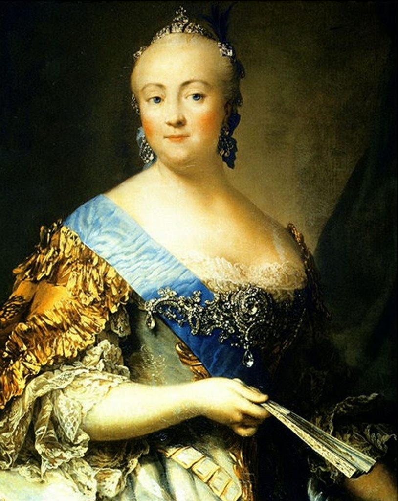 В. Эрыксен. Расійская імператрыца Лізавета Пятроўна (1709–1762)