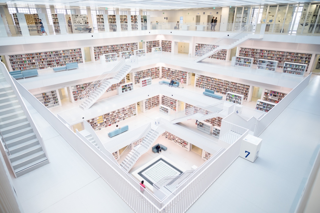 Городская библиотека в Штутгарте, Германия